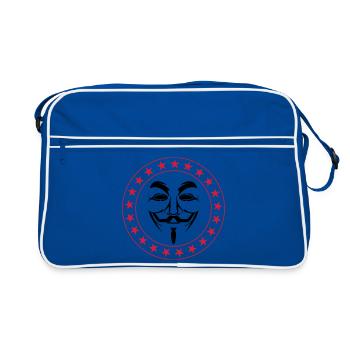 Anonymous - Sac Retro - bleu/blanc - Devant