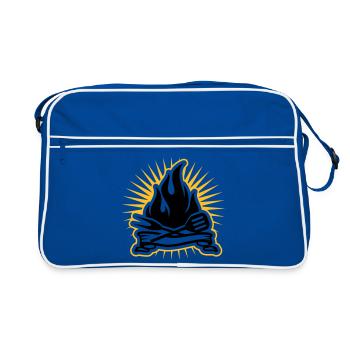 Grill accessories and grill flames - Retro Bag - blue/white - Front