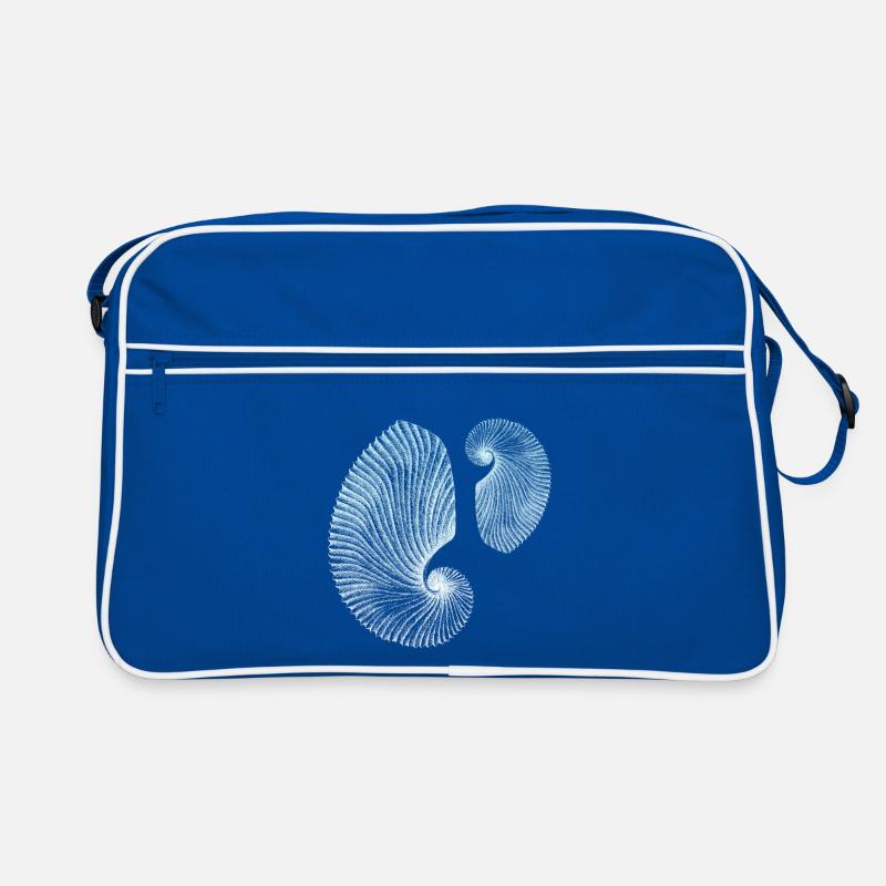 Minimalist spiral marine patterns Retro Bag