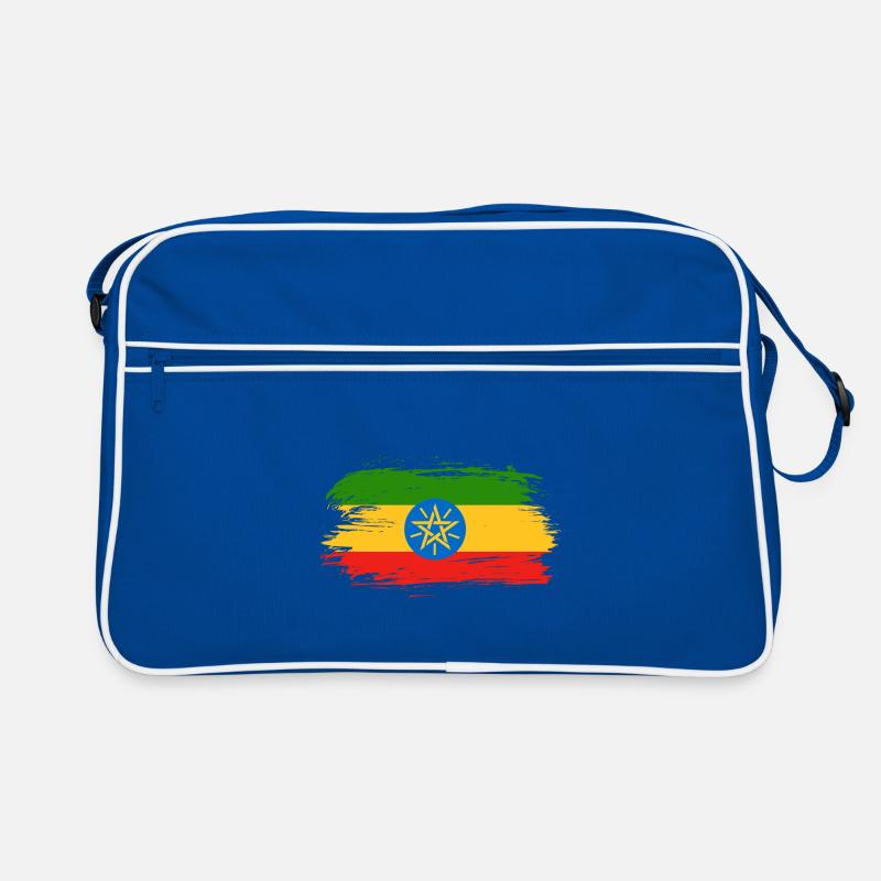 Conception du drapeau de l'Éthiopie / idée cadeau Sac Retro