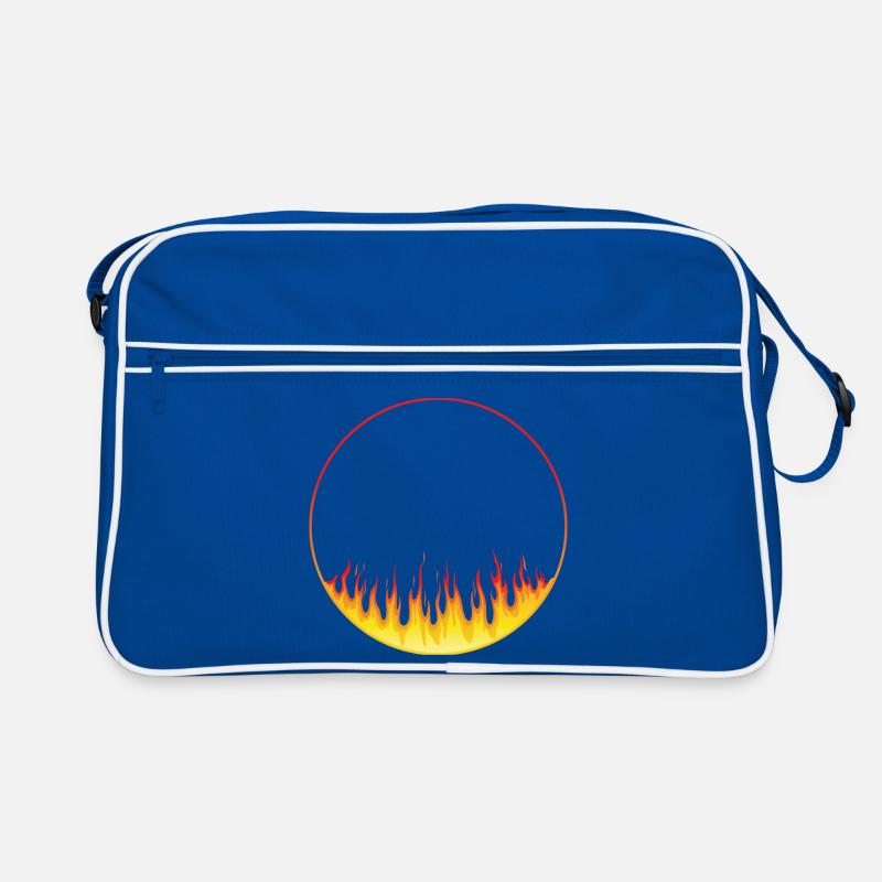 Circle on fire Retro Bag
