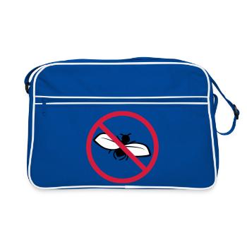 Fly Forbidden Shield - Retro Bag - blue/white - Front