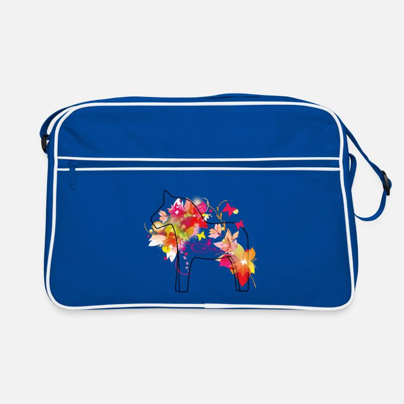 Dala Pferd Bunt Retro Tasche
