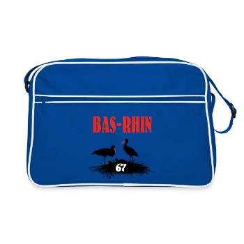 Bas-Rhin - Retro Bag - blue/white - Front