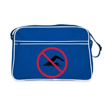 Forbidden Shield Swimming - Retro Bag - blue/white - Front
