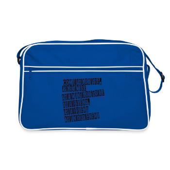 come as you are - Retro Bag - blue/white - Front