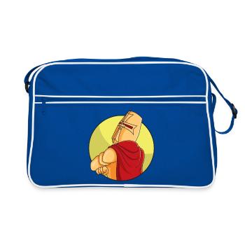 Croisé têtu - Sac Retro - bleu/blanc - Devant