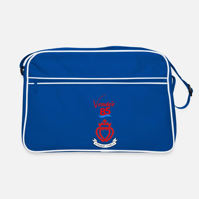 Vendée - Retro Bag - blue/white