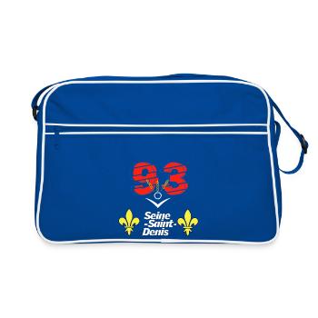 Seine saint denis - Retro Bag - blue/white - Front