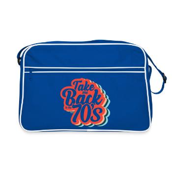 Ramenez-moi dans les années 70 - Sac Retro - bleu/blanc - Devant