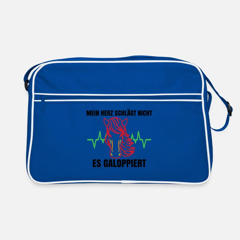 Cool Islandpferde Statement Pferdefan Gallop Retro Tasche