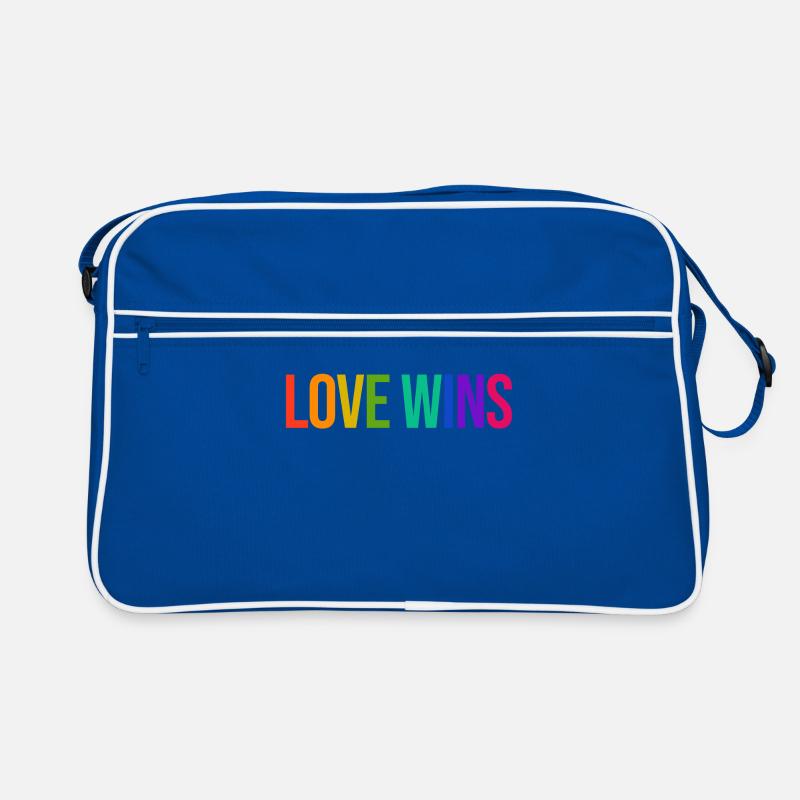 Rainbow Lgbt Equality Statement Pride Retro Bag