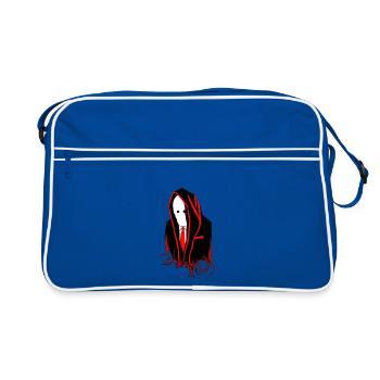 Silhouette Rouge en Costume Masqué - Conspiracy 03 - Sac Retro - bleu/blanc - Devant