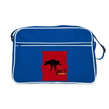 49.3 - Retro Bag - blue/white - Front