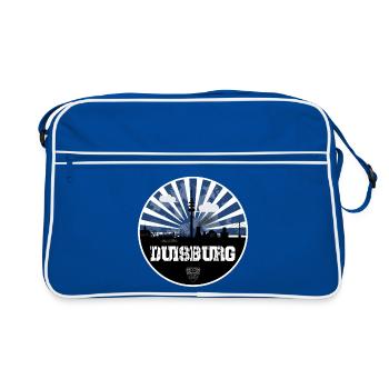 Duisburg Skyline Home Game - Retro Bag - blue/white - Front