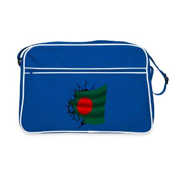 Bangladesh - Bangladesh - Flag - Retro Bag - blue/white - Front