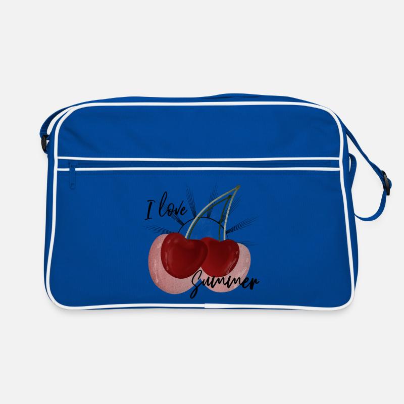 I Love Summer Cherry Design Cute Retro Bag