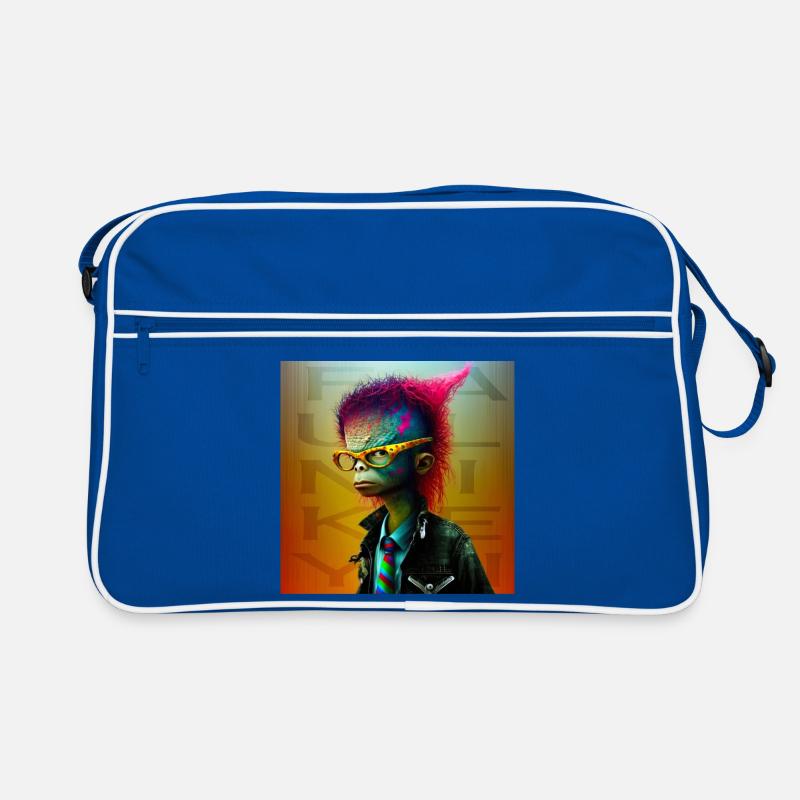 Funky Alien 05 Retro Tasche