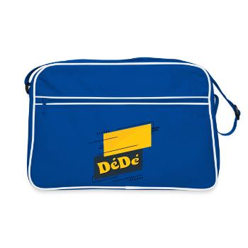 Dédé - Retro Bag - blue/white - Front
