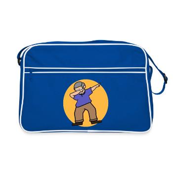 Retirement Senior Statement Leisure Retiree - Retro Bag - blue/white - Front