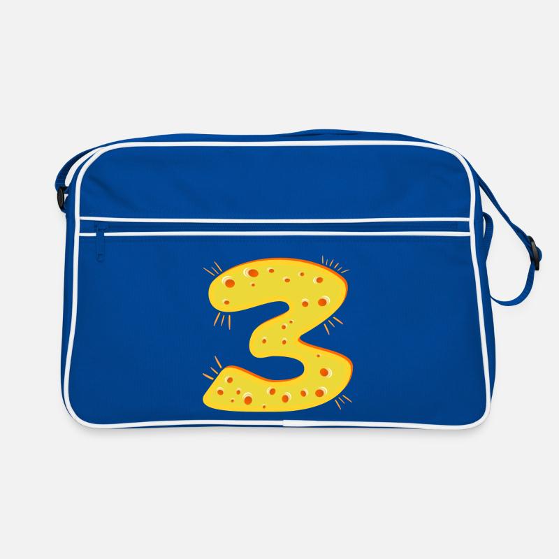 NUMBER 3 ans - FROMAGE de trois ans Sac Retro