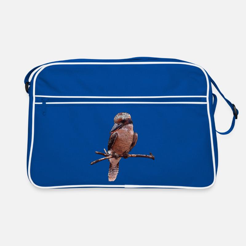 Jägerliest, australien, vögel Retro Tasche