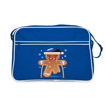 CHRISTMAS GET WELL SOON - WALKER CRUTCH - Retro Bag - blue/white - Front