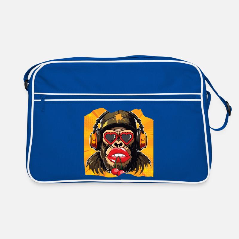 Singe et cerise Sac Retro