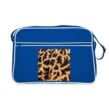 SAFARI - Sac Retro - bleu/blanc - Devant