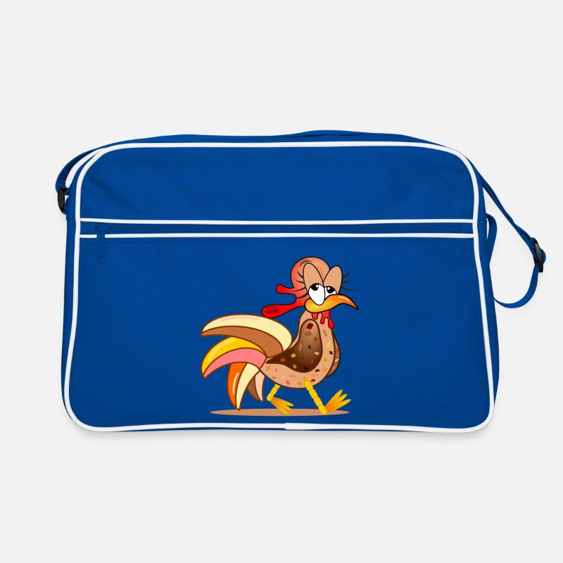 HÜHNERSTALL HÜHNER COMIC Retro Tasche