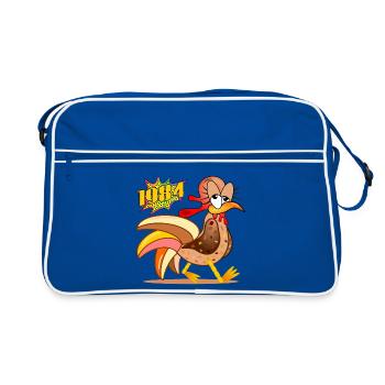 42 ans - Anniversaire de Chickens 1984 - Sac Retro - bleu/blanc - Devant