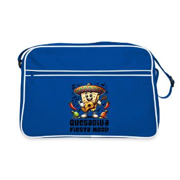 Quesadillas Fiesta Mood Mexico - Sac Retro - bleu/blanc - Devant