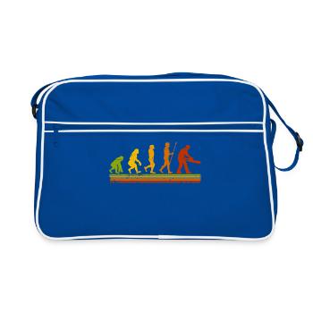 Forester Lumberjack Evolution Firewood - Retro Bag - blue/white - Front