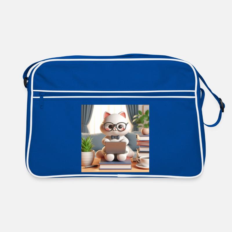 3D Computer Cat Retro Bag