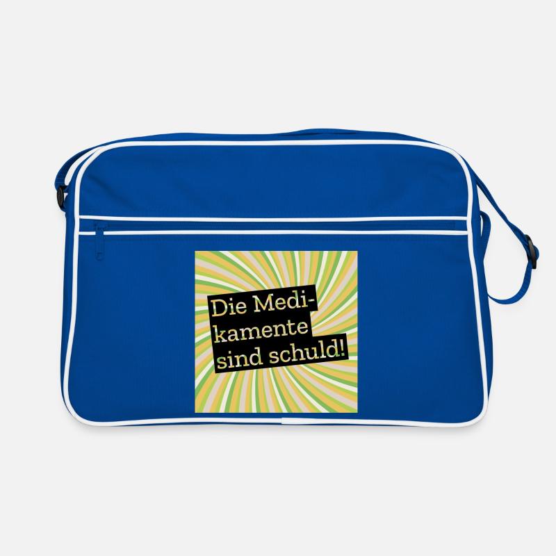 Die Medikamente sind schuld Retro Tasche