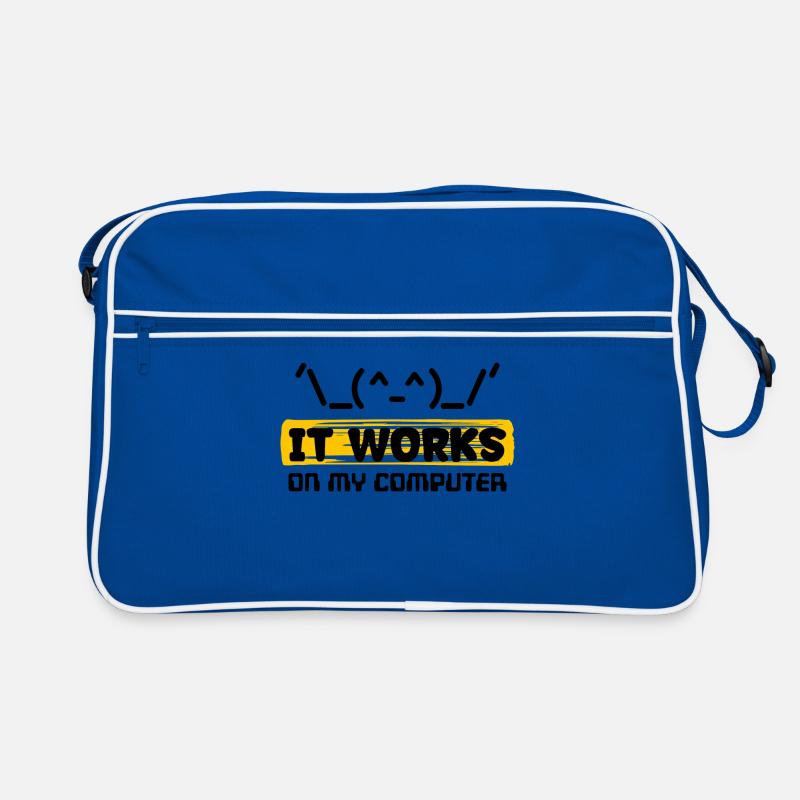 Coden Scripting Computer Geek Developer Statement Retro Bag