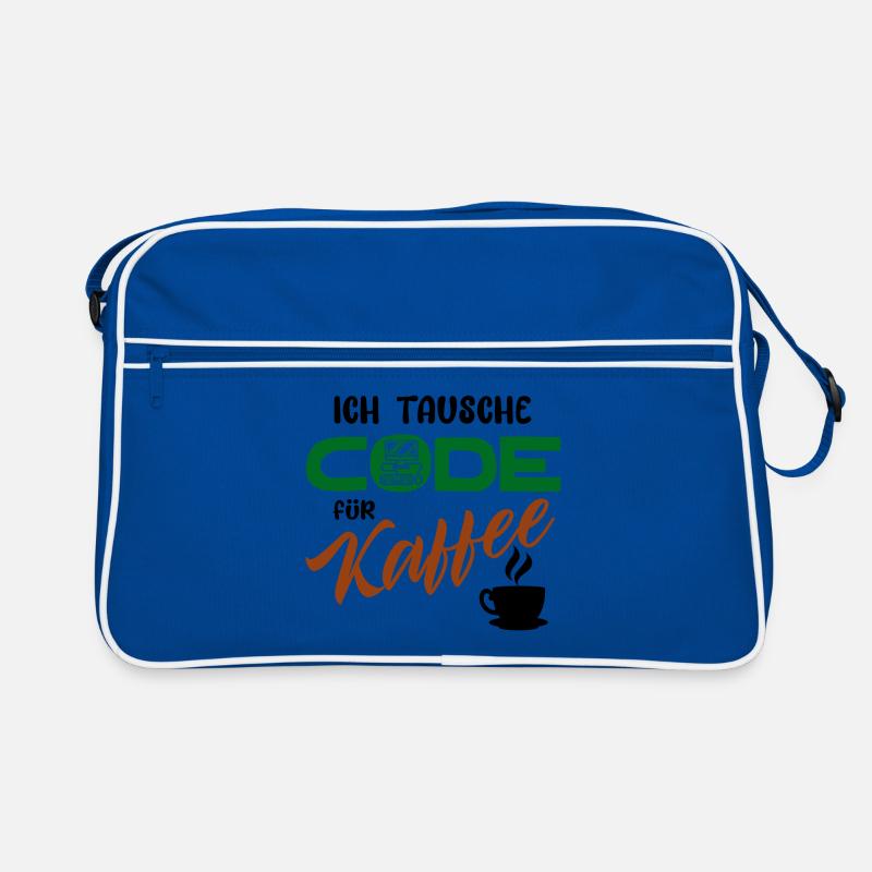 Programmer Software Developer Code Retro Bag