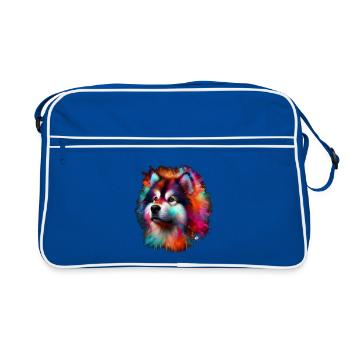 Malamute Faros - Sac Retro - bleu/blanc - Devant