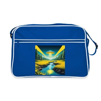 OVNI - Sac Retro - bleu/blanc - Devant
