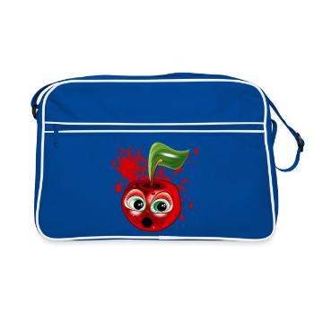 HALLOWEEN COSTUMES CHERRIES - Retro Bag - blue/white - Front