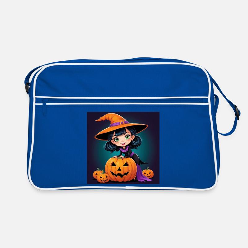 Halloween Witch Retro Tasche