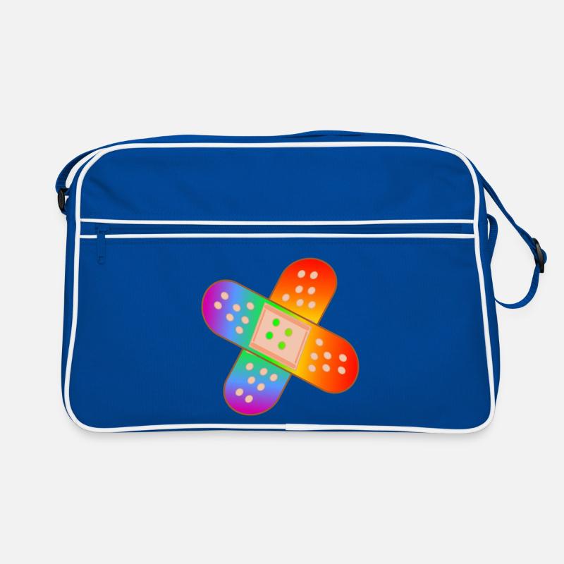 REGENBOGEN PFLASTER Retro Tasche