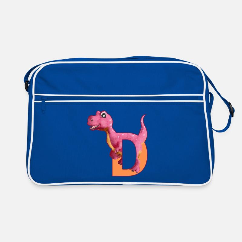 D - DINOSAUR, customizable Retro Bag