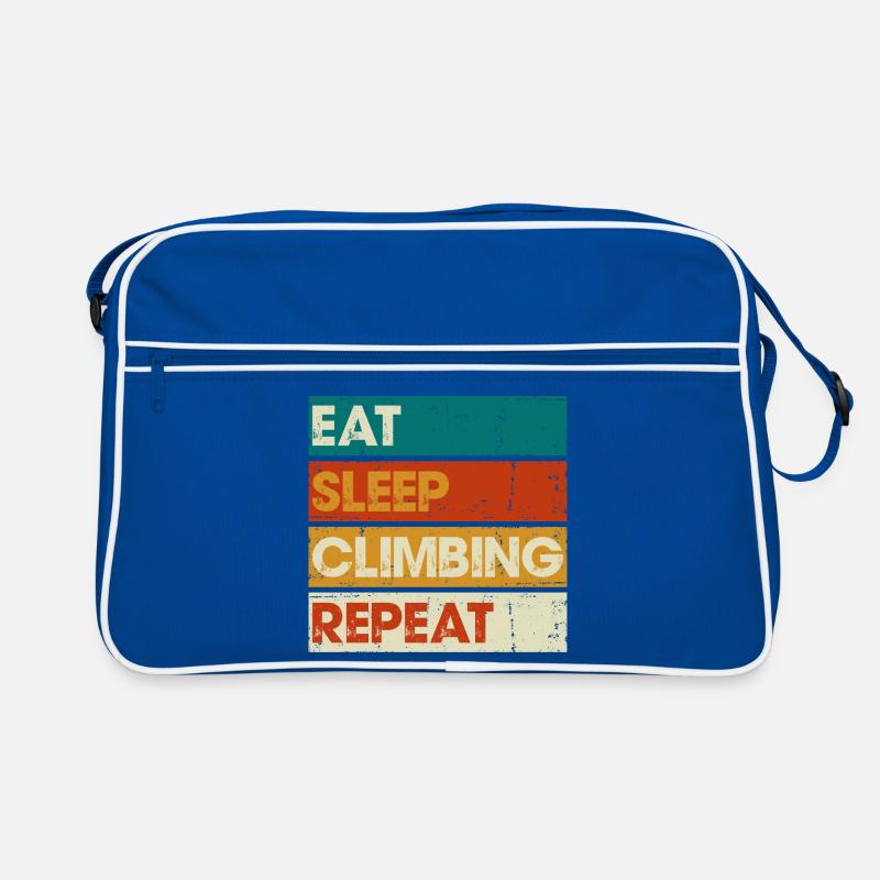 Eat Sleep Climb Repeat Retro Bag