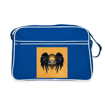 Croyez en vous, une lettre - Sac Retro - bleu/blanc - Devant