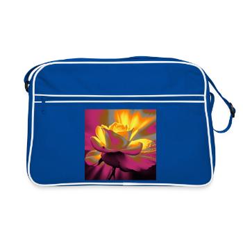 Éclat de Rose - Sac Retro - bleu/blanc - Devant