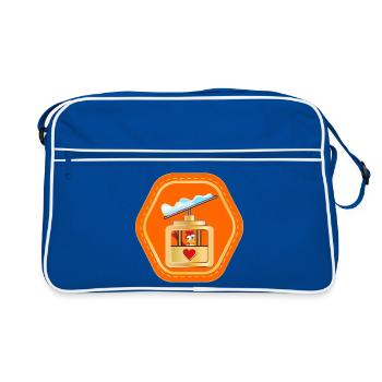 REMONTÉES MÉCANIQUES SKI - WINTER HÜHNER - Sac Retro - bleu/blanc - Devant