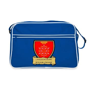 Languedocienne Roussillonnaise - Sac Retro - bleu/blanc - Devant