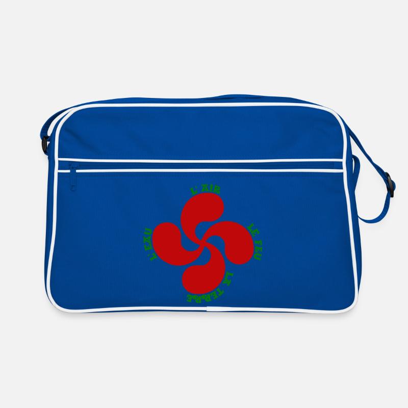 Lauburu rouge - croix basque et signification Sac Retro