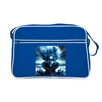 Venus - Retro Bag - blue/white - Front